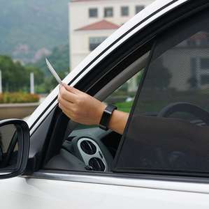 Parasol de malla de fábrica, parasol de ventana de coche de lujo, Cortinas Magnéticas para coche, ventana plegable para coche para Hyundai <span class=keywords><strong>Santa</strong></span> <span class=keywords><strong>Fe</strong></span> <span class=keywords><strong>2020</strong></span> - Product Image 2