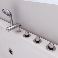Baignoire autoportante moderne en acrylique écologique Jaccuzii pour salle de bain et spa