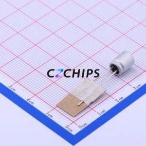 Condensador Sólido RS81C101MDN1JT, Componente de Orificio Pasante (THT), D6.3xL8mm 100uF 20% 16V 3.8A100kHz - Product Image 2