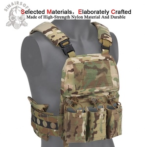 เสื้อเกราะกันกระสุน Tactical FCPC V5 แบบถอดเร็ว พร้อมช่องใส่แม็กกาซีนด้านหน้าและซิปด้านหลัง - Product Image 4