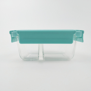 Fuente de la fábrica bebé de la casa de <span class=keywords><strong>comida</strong></span> de microondas de rectángulo de vidrio hermético contenedor de alimentos con tapa - Product Image 1