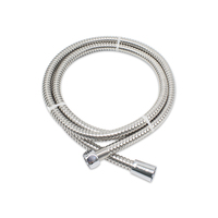 Flexible et durable avec insert et écrou en laiton, flexible de douche à main en acier inoxydable