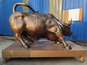 カスタムメイド等身大ブロンズ雄牛像闘牛彫刻宗教用JZブランドモデルJZ-B-Y-212 - Product Image 4
