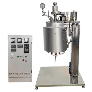 WHGCM NEW ASME-U CE EAC 20L Levantamento em aço inoxidável autoclave reação chaleira encamisado pressão contínua agitar tanque reator