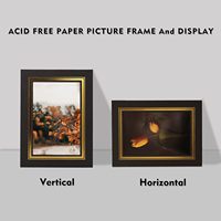 S&L 12 Pack Bingkai Foto Persegi Panjang Hitam Berbahan Matboard Bebas Asam Inti Ivory Potongan Bevel dengan Penyangga Easel 4x6 untuk Meja dan Dinding DIY