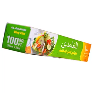 Fourniture directe d'usine pas cher prix plastique garder frais de qualité alimentaire Pvc Film étirable Film Fruits Pecling Film Alimentaire Wrap