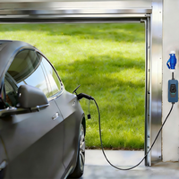 XTEVSE WallBOX Chargeur rapide personnalisable 7/11/22kW Prise IEC 62196 Type 2 Commutateur réglable 85-265V Câble de 5m Double Portable