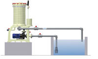 Haute qualité galvanoplastie chimique acide liquide polypropylène matériel plastique coton noyau filtre