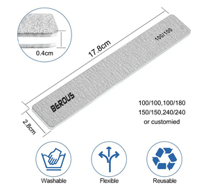 Vente chaude 2026 : Lime à <span class=keywords><strong>ongles</strong></span> jetable personnalisée, carrée géante, blanche, en EVA – Limes à <span class=keywords><strong>ongles</strong></span> bon marché en gros - Product Image 5