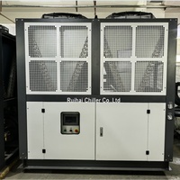Refroidisseur industriel à vis refroidi par air 120HP pour système de brassage de bière