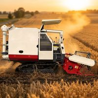 Moissonneuse-batteuse agricole pour blé et riz avec moteur pour tracteur de riziculture