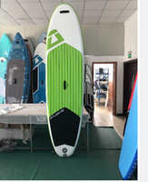 Planche à pagaie gonflable Iboard 11,6' - SUP de surf pour adultes, bleu, construction Drop Stitch, utilisation pour la pêche