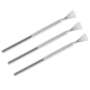 Seven Needle Clay Tool Stainless Steel Aluminum Rod Texture Brush For <b>Polymer</b> Clay Art Crafting DIY Modelling - Product Image 1