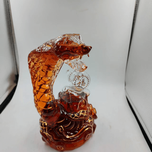 Thiết Kế Mới Handmade Borosilicate Rồng Hình Thủy Tinh <span class=keywords><strong>Whisky</strong></span> Decanter Động Vật Hình Chai Thủy Tinh - Product Image 5