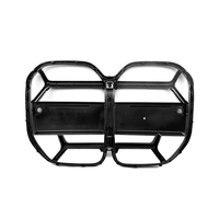 Pour BMW Série 4 G22 Coupé G23 Cabriolet 2021+ Style CS Noir Brillant ABS Grille Avant