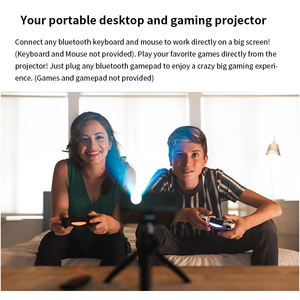 Projecteur portable Philip-sPPX620, 120 pouces FHD, Android OS, batterie 3H, Wi-Fi, USB-C, écran tactile, haut-parleurs intégrés, design mini - Product Image 4