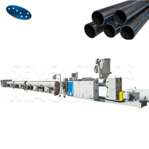 high speed single screw extruder hdpe pe pipe making extrusion machine line