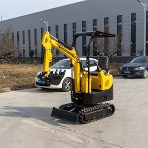 Mini-excavatrice sur chenilles compacte de 1 tonne avec pompe, livraison gratuite, garantie 1 an, pour la pose de petits canalisations et le défrichement de terrains - Product Image 2