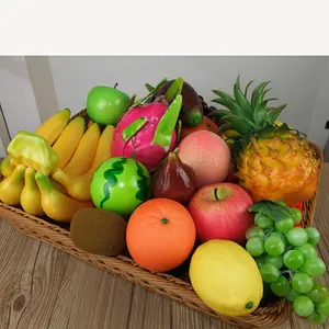 B0465 Decorative Lifelike Realistic Fake fruits artificial fruits and vegetables for Home Kitchen Party Supermarket Decor