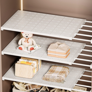 Mixwars Armadio Multifunzione <span class=keywords><strong>in</strong></span> <span class=keywords><strong>Plastica</strong></span> per Vestiti e Cappelli, Montaggio a Parete, Pannello Divisorio e Guardaroba - Product Image 1