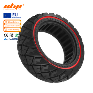 Neumático Sólido Ulip 90 65-6.5 con Dibujo de Diamante, Línea Roja, para Todoterreno, Compatible con Zero 11x, Dualtron, Kaabo 90 65-6.5 - Product Image 1