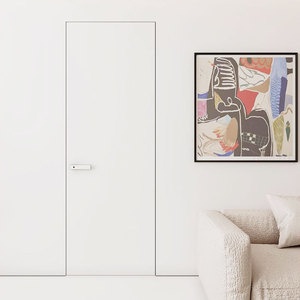 Habitación interior <span class=keywords><strong>sin</strong></span> marco Puerta invisible <span class=keywords><strong>Puertas</strong></span> de madera para casa - Product Image 6