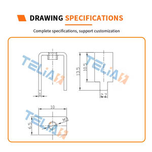 Terminal de Soldadura de Tornillo para PCB M3 Conductivo de Alta Calidad y Durabilidad TLS3203 Telian, Terminal de Soldadura de Cobre Estañado de 4 Pines para PCB - Product Image 4