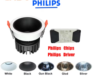 Zeal Lighting Downlight antideslumbrante LED redondo 6W 30W foco inteligente regulable techo empotrado Led Spot Light - Product Image 3