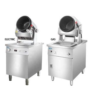 Machine <span class=keywords><strong>de</strong></span> cuisson Wok alimentaire <span class=keywords><strong>Robot</strong></span> Machine à riz frit Restaurant faisant du riz frit cuiseur rotatif électrique - Product Image 2