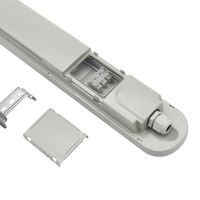 40w 가득 차있는 플라스틱 호리호리한 경제적인 모형 외부 배선 클립 자유로운 1200mm ip65 led triproof 빛