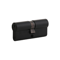 Cerradura de puerta de mortaja de llave de ordenador de aleación de Zinc de latón de 70mm, cerradura de cilindro Euro Porfile