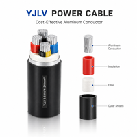 Câble en aluminium basse tension Xinyuhua YJLV 1*0,5 mm Classe C ignifuge IP44 pour appareils électroménagers et câblage automobile