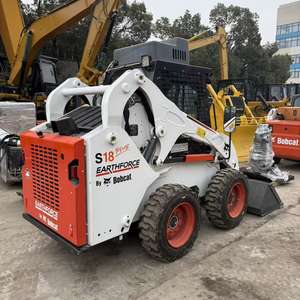 Mini-excavatrice BOBCAT S18 d'occasion, excavatrice de 3 tonnes, mini-pelle originale, construction urbaine, aménagement paysager, pose de canalisations - Product Image 6