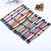 Mode National Espagne Drapeau ID Bracelet En Cuir À La Mode Tressé Surfeur Bandage Charme Sportif Amitié Bracelets