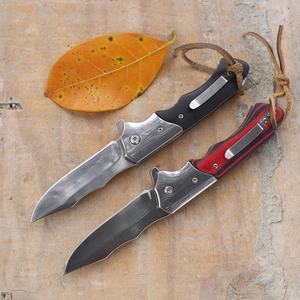 Navaja de Bolsillo Plegable de Acero de Alta Dureza, Grado Industrial, 20CM, para Defensa Personal, Multifuncional, de Madera, para Supervivencia - Product Image 4