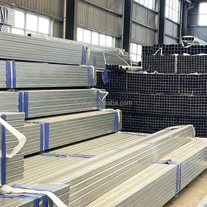 6m de long <span class=keywords><strong>50x50</strong></span> creux Gi galvanisé <span class=keywords><strong>Tube</strong></span> en acier <span class=keywords><strong>carré</strong></span> ERW Technique pour les services de construction et de soudage - Product Image 2