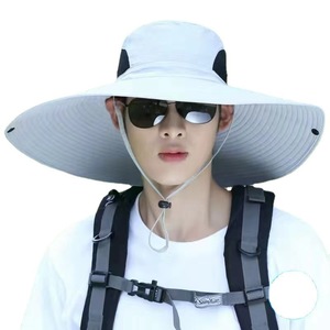 Casquette de pêcheur pour homme, respirante, réglable, en polyester, pour l'été, bloquant le <span class=keywords><strong>soleil</strong></span>, visière de sport - Product Image 5