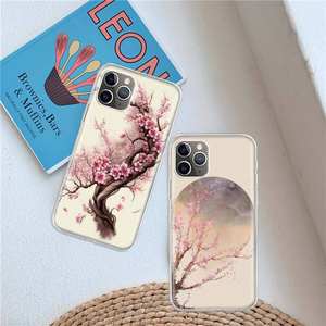 <span class=keywords><strong>Coque</strong></span> transparente mignonne <span class=keywords><strong>Kawaii</strong></span> Sakura Geisha pour iPhone 15 Pro Max 14 13 11, <span class=keywords><strong>coque</strong></span> antichoc en TPU souple <span class=keywords><strong>de</strong></span> style japonais à fleurs - Product Image 4