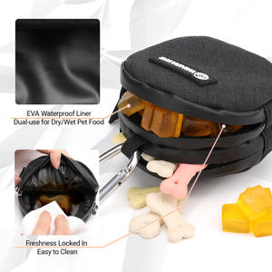Sac à friandises personnalisé Distributeur de sacs à crottes pour chien Porte-sacs à crottes pour chien Pochette à friandises étanche Attachement en laisse - Product Image 2