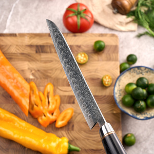 Coltello Giapponese Amber Petty SG2 in Acciaio Damasco a 67 Strati, Affilato, per Cucina e Frutta - Product Image 5