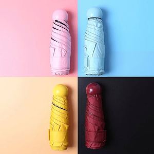 Wholesale 5 Folding Mini Capsule Pocket <b>Umbrella</b> for Promotional Gift - Product Image 4