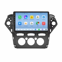 Autoradio 10 pouces Android Auto & CarPlay Système de navigation GPS avec écran partagé DSP USB 4G Lte pour Ford Mondeo 2011-2013