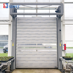 Puerta Enrollable Rápida de Aluminio Antirrobo de Fábrica, Puerta Rápida de Acción Rápida, Puerta Espiral Automática para Estacionamiento - Product Image 2