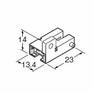 Pour le micro capteur photoélectrique en forme de U PANASONIC PM-R64 connecteur optique intégré - Product Image 1