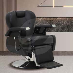 Lüks kuaför berber koltuğu berber malzemeleri salon sandalyesi ve ayna seti güzellik ekipmanları diğer salon mobilya seti - Product Image 1