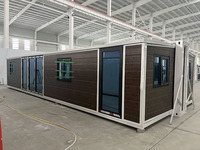 Conteneur de secours extensible pour abri d'urgence, unité de logement à déploiement rapide, bureau au design moderne