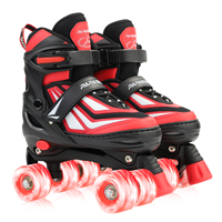 PAPAISON nouveauté patins Quad 4 taille réglable clignotant PU roues patins à roulettes de haute qualité en Stock