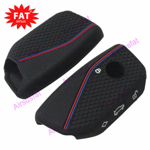 2ชิ้นฝาครอบกุญแจรถสีดำเคสกุญแจซิลิโคนแบบนิ่ม3ปุ่มสำหรับ <span class=keywords><strong>BMW</strong></span> 2023-2025 7ซีรีส์ X I5 <span class=keywords><strong>M60</strong></span> X5 X6 <span class=keywords><strong>I7</strong></span> ix - Product Image 5