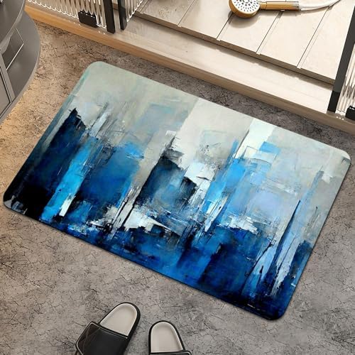 Blue Grey and More Colors Abstract