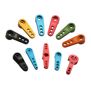 Bras de servo en aluminium simple 25T <span class=keywords><strong>M3</strong></span> pour Futaba Savox Xcore <span class=keywords><strong>HL</strong></span> HSP HD Power DS3225 MG996R Pièces détachées pour bateau RC - Product Image 1